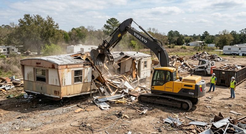 Trailer Home Demolition